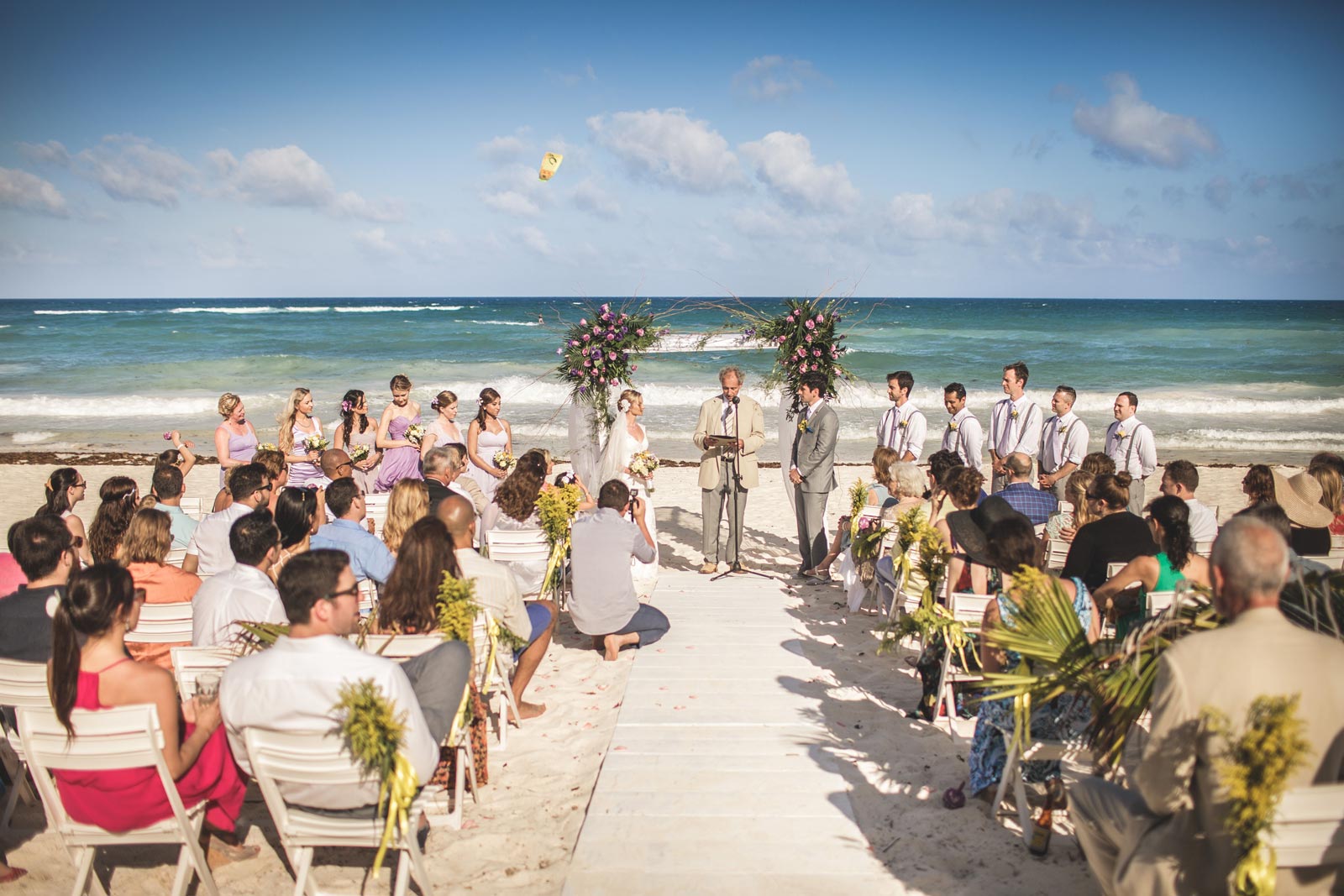 akiin beach club tulum wedding