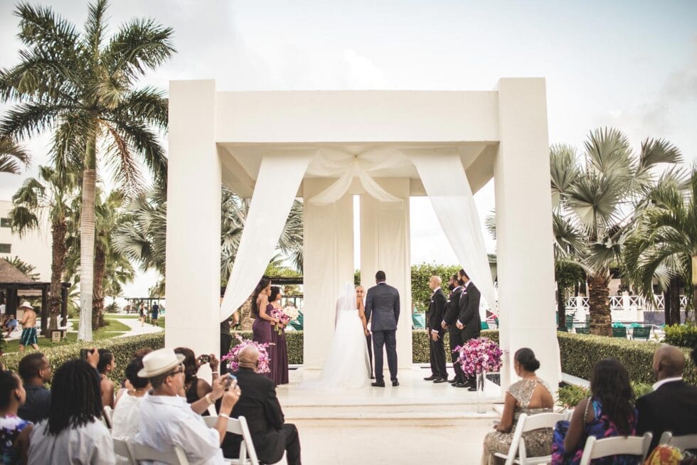 Wedding Photography at Hyatt Ziva Riviera Cancun’s Gazebo