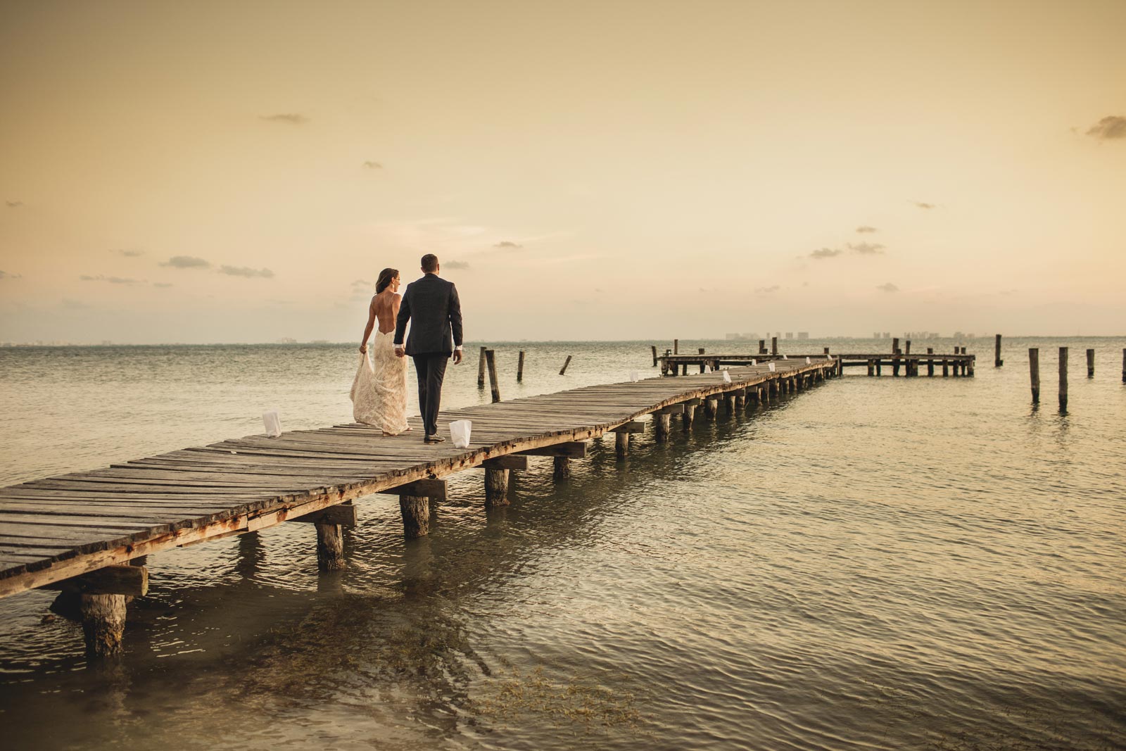 ? Wedding photos at Zama Beach, Isla Mujeres ~ Adrian Bonet